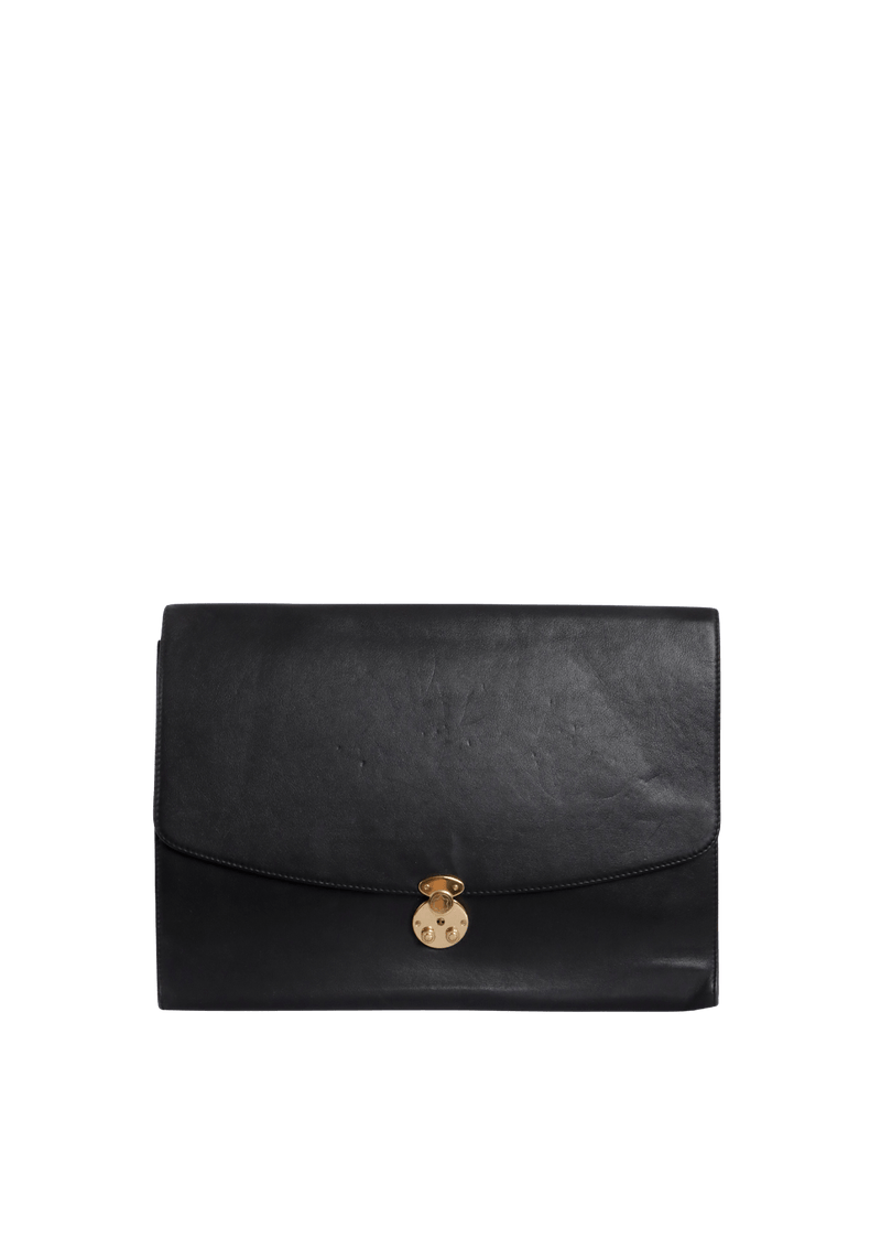 LEATHER PORTE-DOCUMENTS