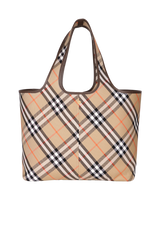 NOVA CHECK TOTE BAG