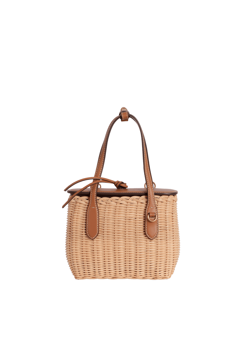 WICKER HANDBAG