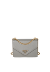 SAFFIANO TRIANGLE ENVELOPE CHAIN BAG