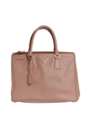 LARGE SAFFIANO LUX DOUBLE ZIP GALLERIA