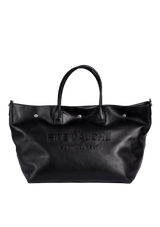 LEATHER RIVE GAUCHE MAXI TOTE