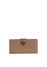 GG CANVAS HEART CONTINENTAL WALLET