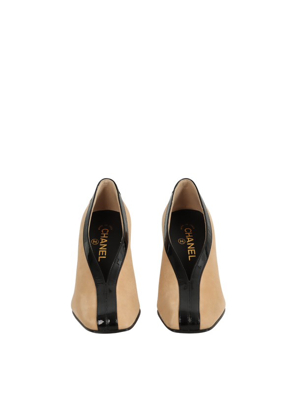 SUEDE PUMPS 35.5
