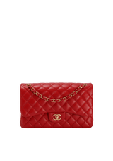 JUMBO CLASSIC DOUBLE FLAP LAMBSKIN