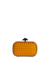 INTRECCIATO SATIN KNOT CLUTCH