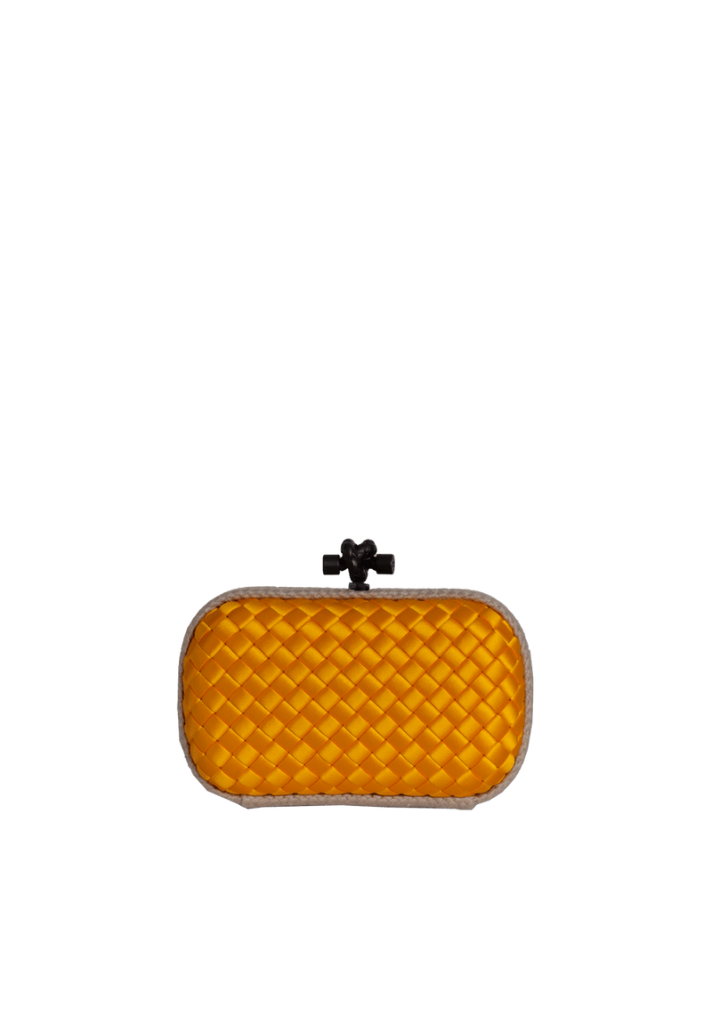 INTRECCIATO SATIN KNOT CLUTCH