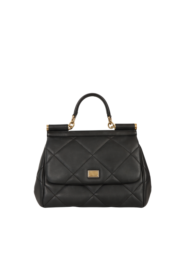 LARGE QUILTED SICILY BAG