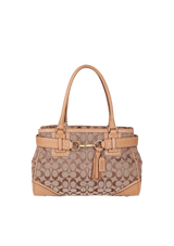 SIGNATURE HAMPTON HANDLE BAG