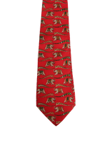 PRINTED SILK TIE