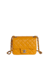 MINI SQUARE CLASSIC SINGLE FLAP LAMBSKIN