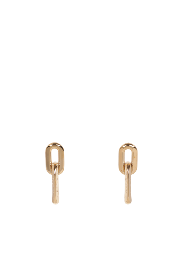 LV EDGE DOUBLE HOOP EARRINGS