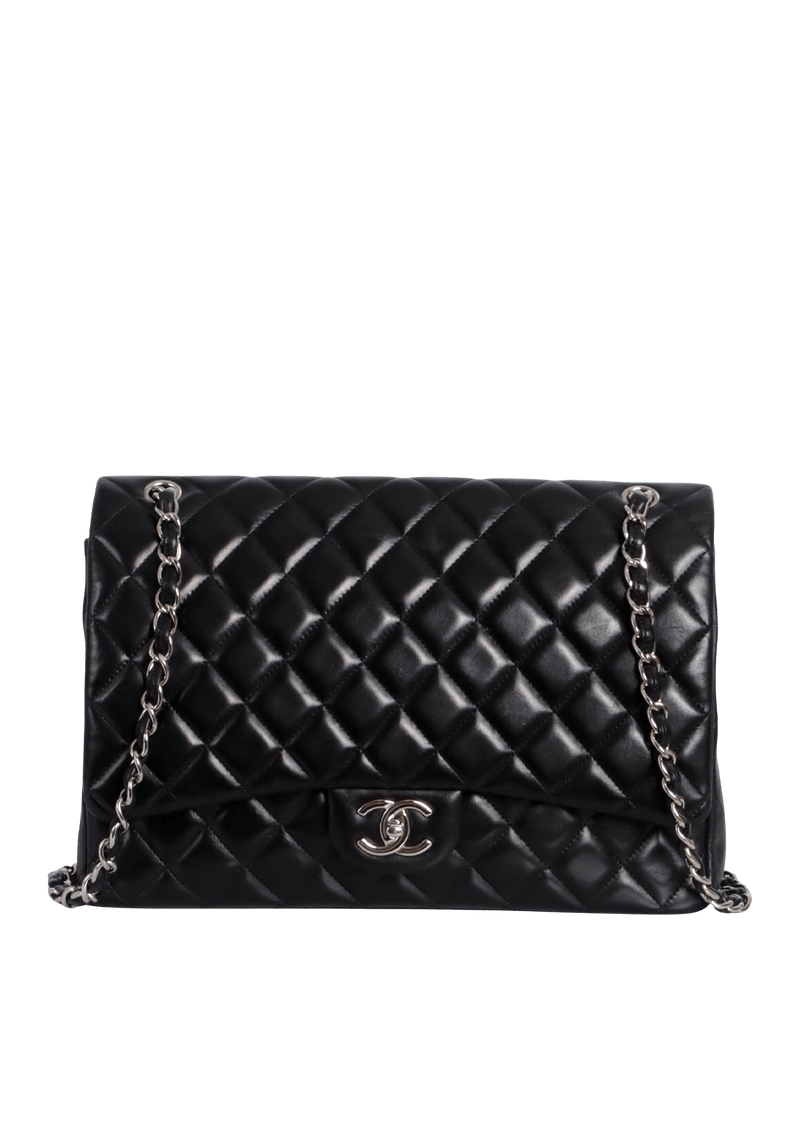 MAXI CLASSIC DOUBLE FLAP LAMBSKIN