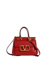 LOGO PLAQUE HANDLE BAG