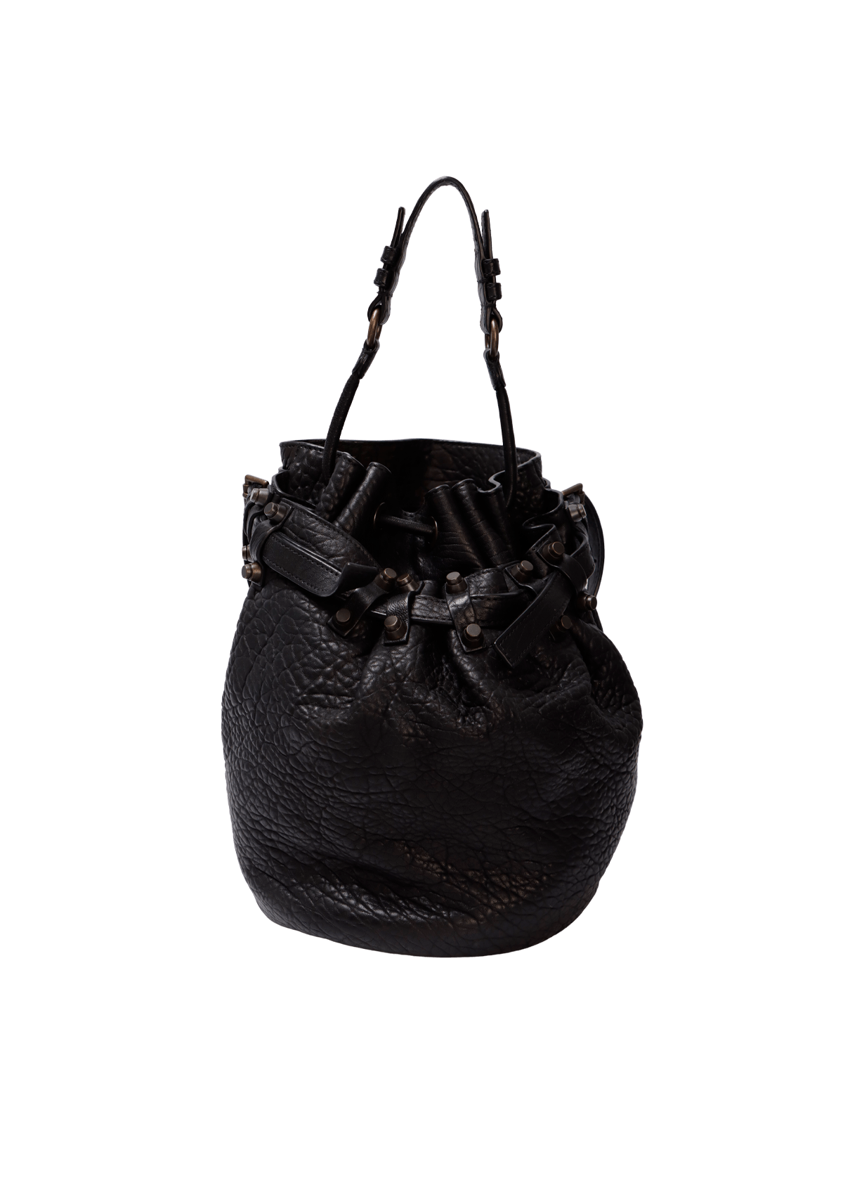 BOLSA ALEXANDER WANG DIEGO BUCKET BAG PRETO ORIGINAL – Gringa