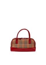 HOUSE CHECK CANVAS PATTERN BAG