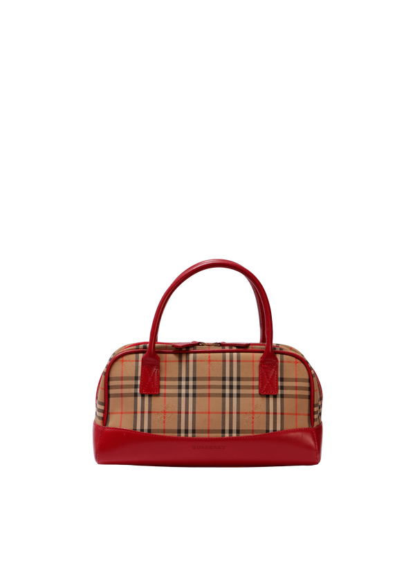 HOUSE CHECK CANVAS PATTERN BAG