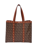 MONOGRAM STUDDED TOTE