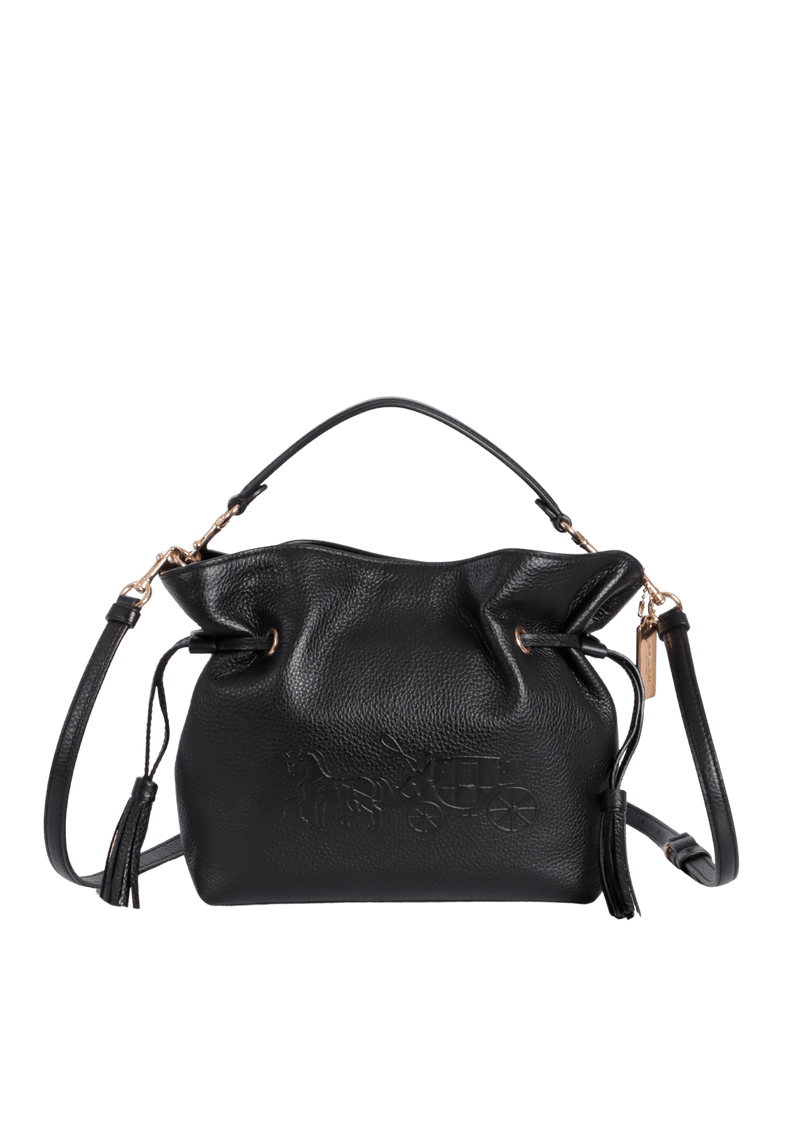 LEATHER BUCKET BAG