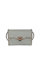 ROCKSTUD FLIPLOCK CROSSBODY BAG