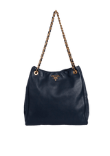 SOFT LEATHER CHAIN BAG