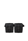 GG EMBOSSED PERFORATED DOUBLE BELT BAG
