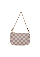 DAMIER AZUR POCHETTE ACCESSOIRES MINI