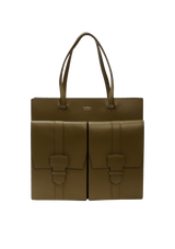LEATHER CASSIA TOTE BAG