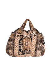MULTICOLOR EMBROIDERED TAPESTRY FABRIC HYSTERIA BAG