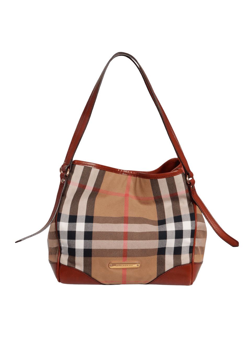 BOLSA BURBERRY HOUSE CHECK CANTERBURY BAG MARROM ORIGINAL – Gringa