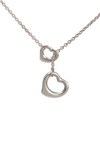 ELSA PERETTI OPEN HEART SILVER NECKLACE