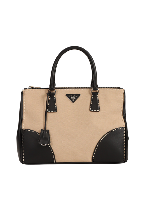 CITY STITCH DOUBLE ZIP TOTE