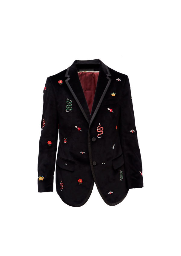 VELVET BLAZER 48