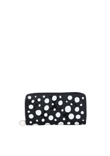 X YAYOI KUSAMA EMPREINTE ZIPPY WALLET
