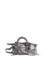 BOLSA BALENCIAGA NEO CAGOLE XS PRATA ORIGINAL – Gringa