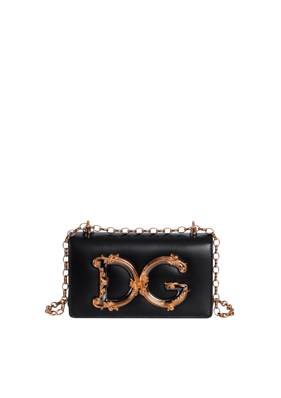 BOLSA DOLCE & GABBANA DG GIRL PHONE BAG PRETO ORIGINAL – Gringa