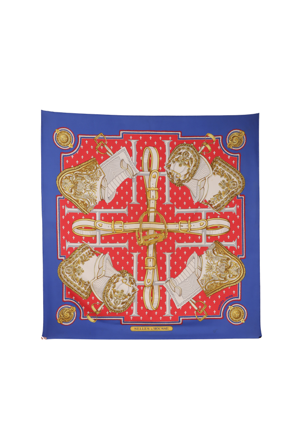 SELLES A HOUSSE SILK SCARF