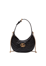 SMALL GG MARMONT HALF-MOON BAG