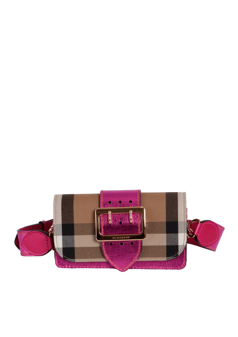 HOUSE CHECK MADISON BUCKLE BAG