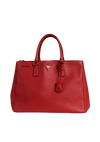 SAFFIANO LUX DOUBLE ZIP GALLERIA