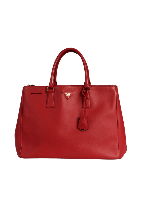 SAFFIANO LUX DOUBLE ZIP GALLERIA