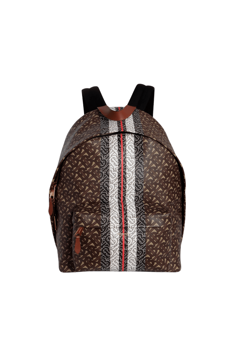 MONOGRAM STRIPE BACKPACK