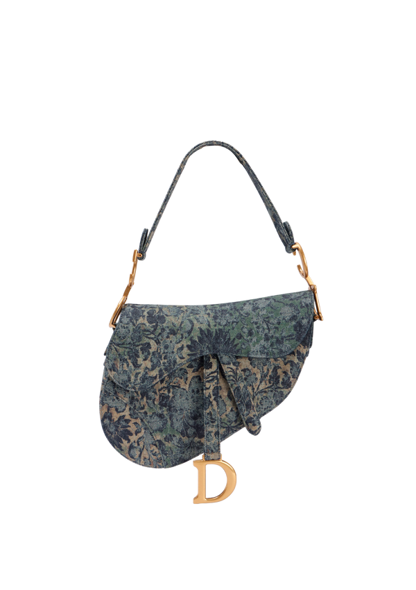 BROCART DENIM SADDLE BAG