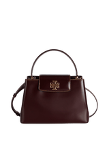 LEATHER TOP HANDLE BAG