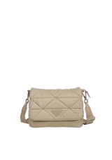 RE-NYLON PADDED FLAP BAG