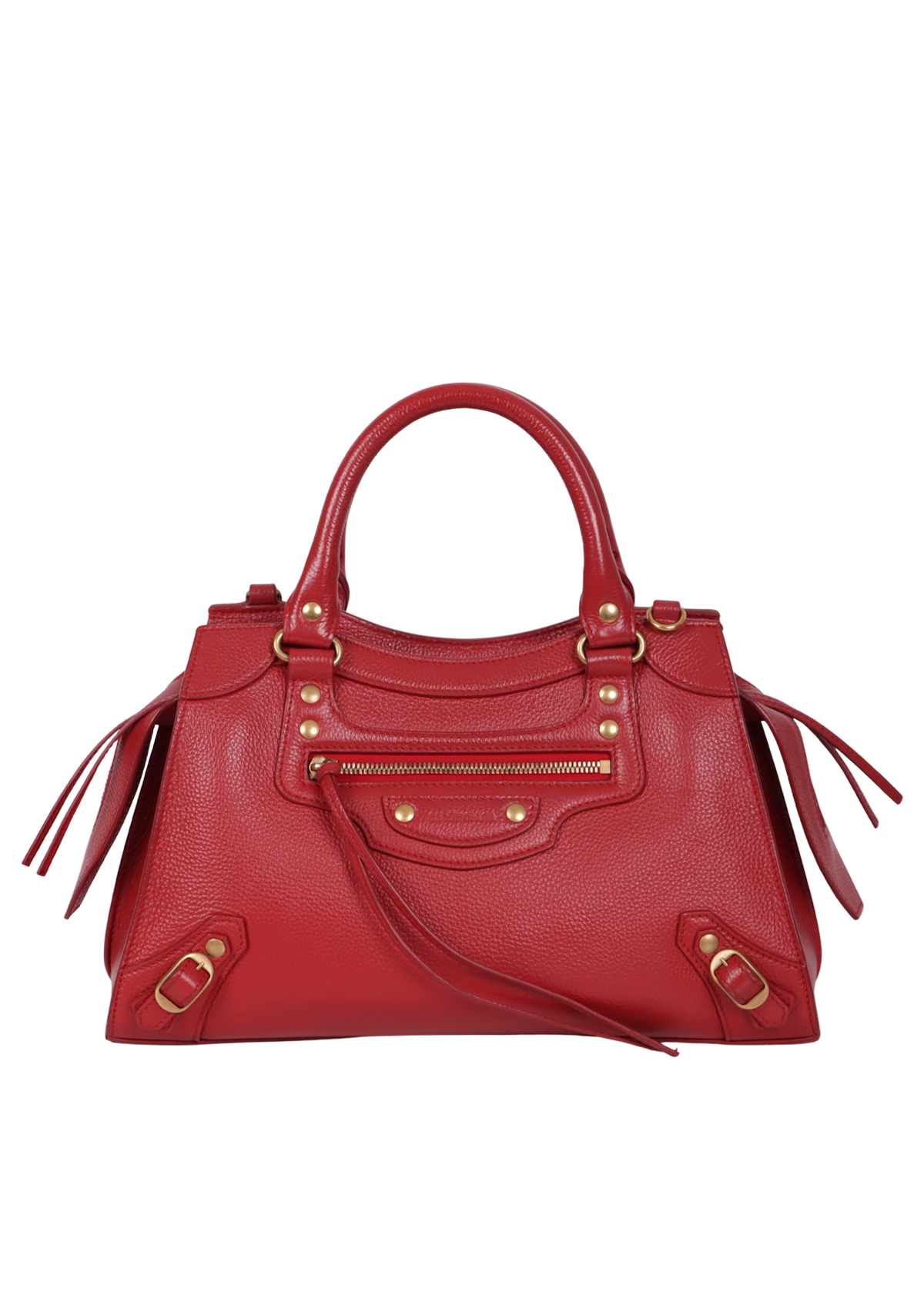 BOLSA BALENCIAGA NEO CLASSIC CITY VERMELHO ORIGINAL – Gringa