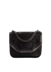 LASER CUT FALABELLA FLAP BAG