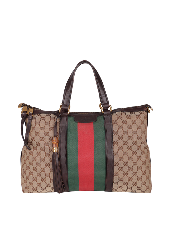 VINTAGE GG CANVAS WEB RANIA BAG