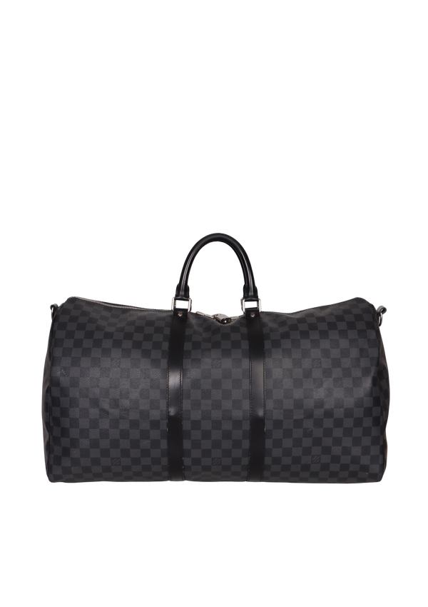 DAMIER GRAPHITE KEEPALL BANDOULIÈRE