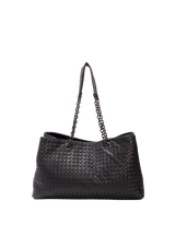 INTRECCIATO DOUBLE CHAIN TOTE